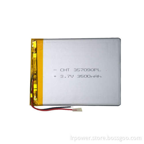 3500mAh 3.7V Custom Li-Polymer Battery (357090)